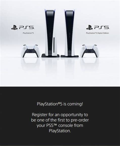 sony direct ps5 sign up